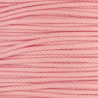 Sznurek paracord: White & Pastel Pink