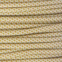 Sznurek paracord: White & Gold Diamonds